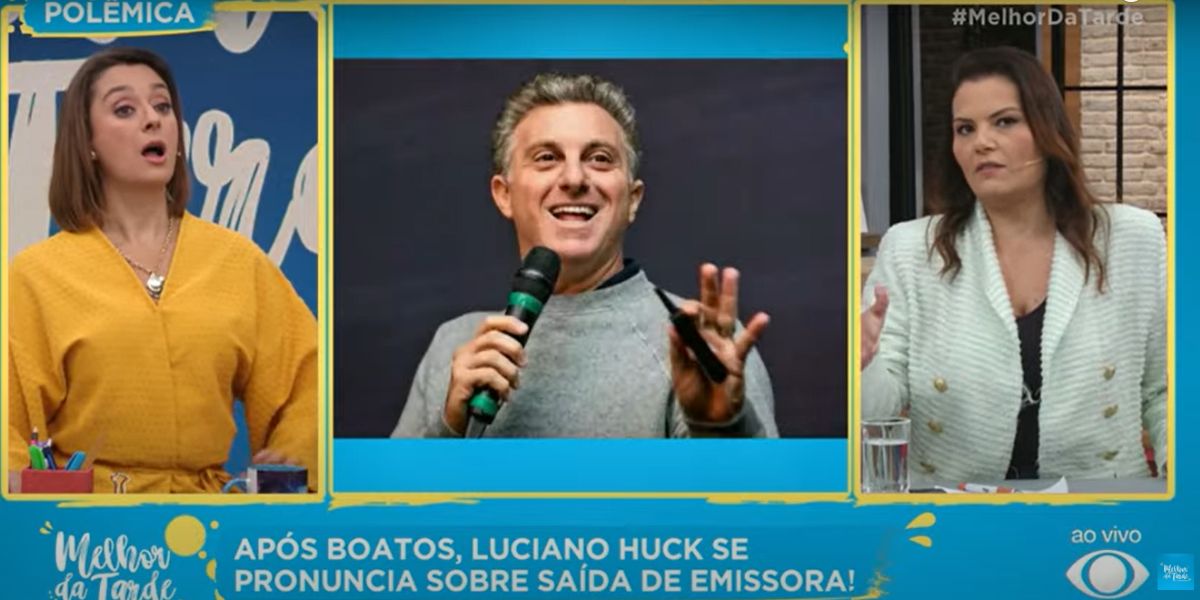 Catia Fonseca fala de Luciano Huck no Melhor da Tarde