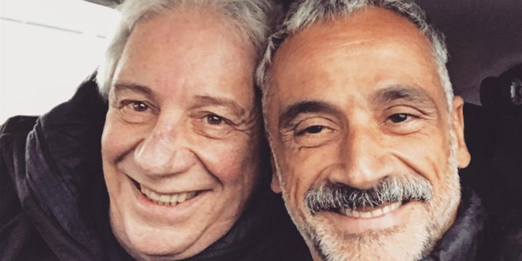 Marco Nanini em foto com o marido (Imagem: Reprodução)