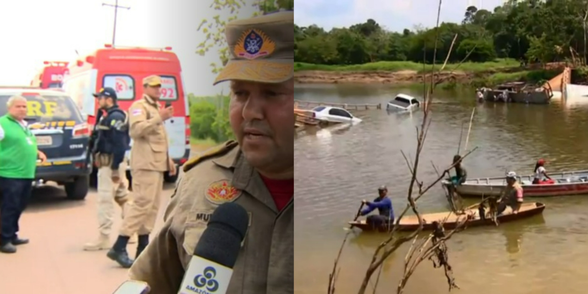 "Jornal Nacional" mostrou imagens de acidente (Foto: Reprodução/TV Globo)