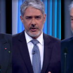 William Bonner comandou debate na Globo (Foto: Reprodução/TV Globo)