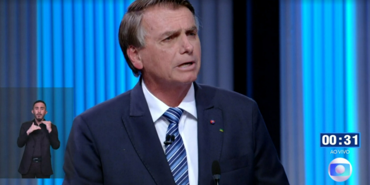 Bolsonaro levou bronca de William Bonner ao vivo (Foto: Reprodução/TV Globo)