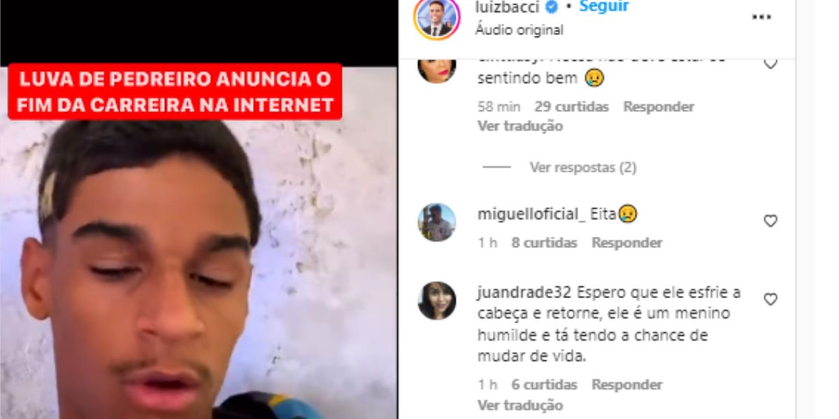 Luva De Pedreiro Anuncia Fim De Carreira E Entristece Com Vídeo 