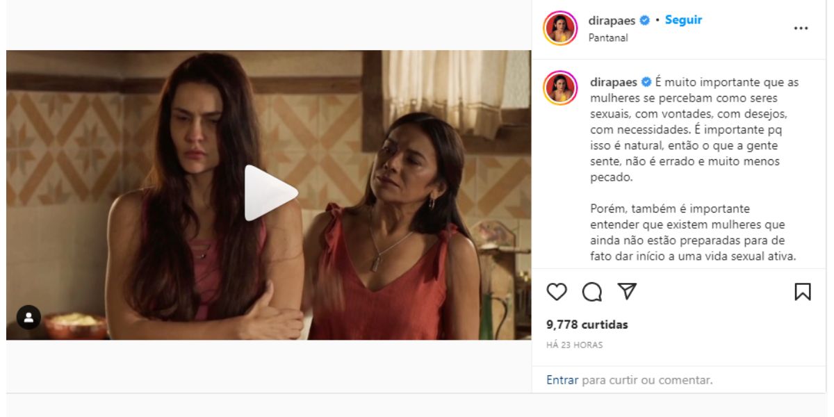 Dira Paes - vídeo cena - Paula Barbosa