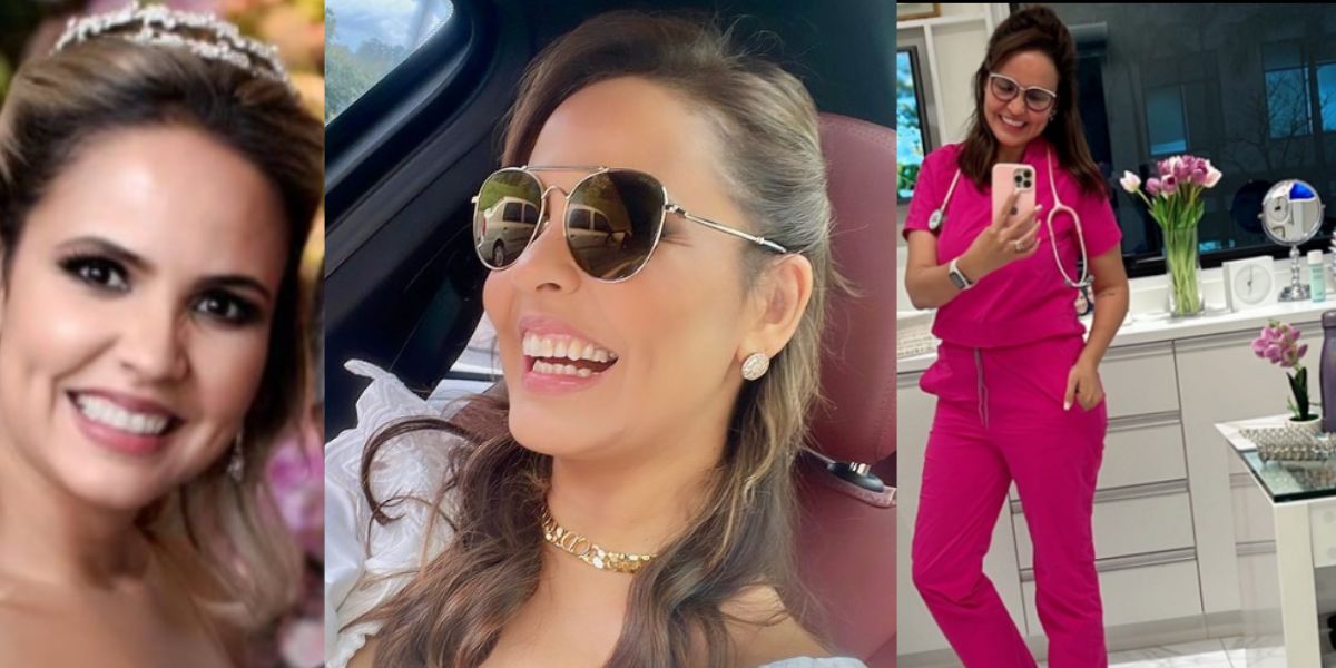  Esposa de Carlos Alberto de Nóbrega, 44 anos mais nova do que ele, é uma das mais belas e muitos nem sabiam