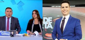 Gottino e Fabiola Reipert comentaram sobre a intimidade de Luíz Bacci na Hora da Venenosa- Foto: Montagem/TV Foco