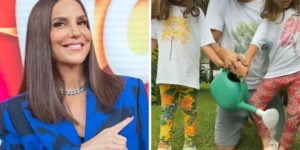 Ivete Sangalo e as filhas gêmeas (Reprodução Instagram)