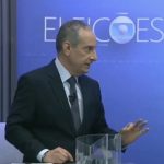 José Roberto Burnier, âncora da Globo, se irritou em um debate promovido pela emissora- Foto: Reprodução