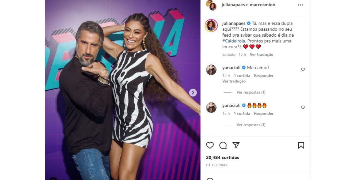 Marcos Mion e Juliana Paes