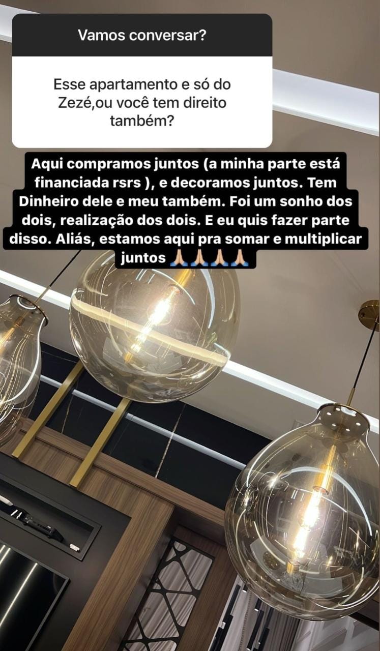 Publicação de Graciele Lacerda (Foto: Reprodução/Instagram)