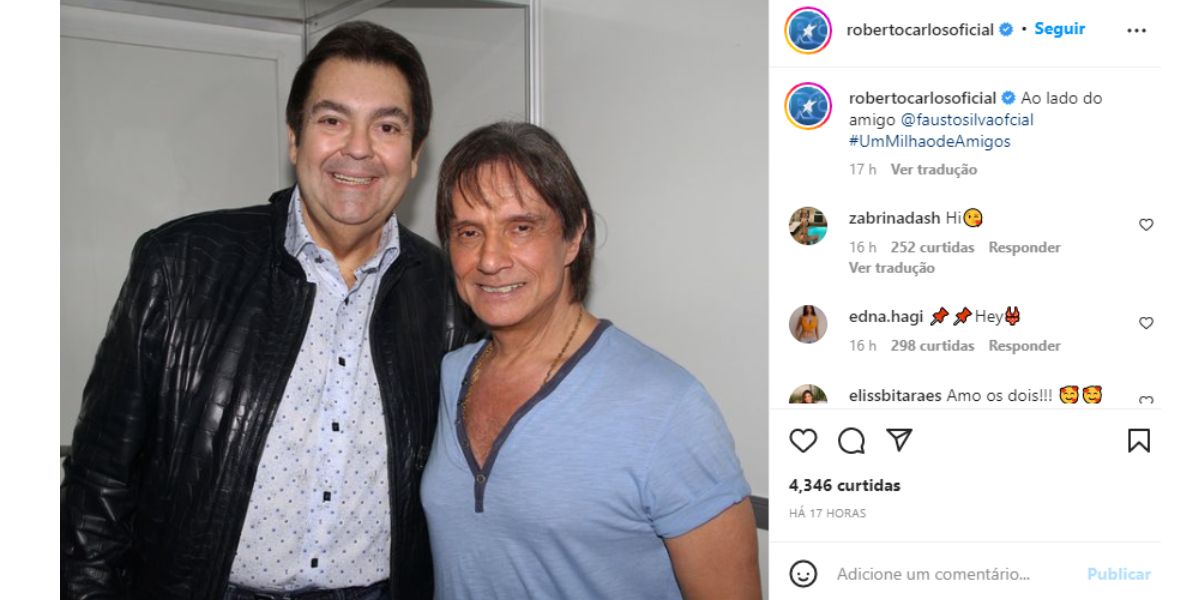 Roberto Carlos e Faustão