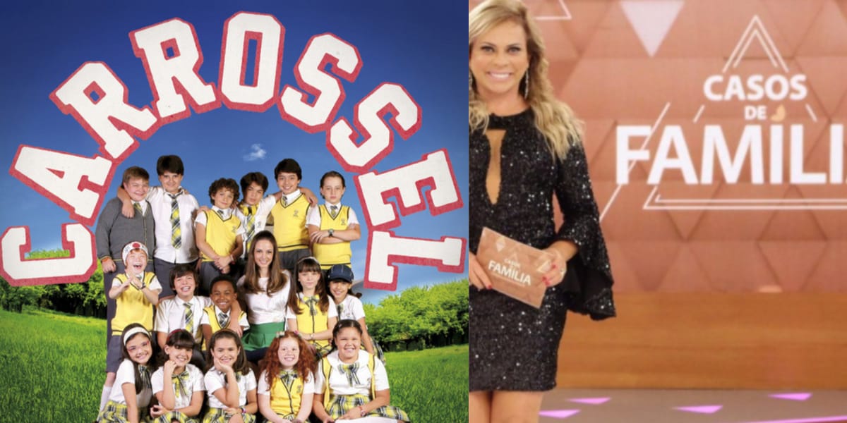 Carrossel e Casos de Família sairão da grade do SBT (Reprodução: Montagem TV Foco)