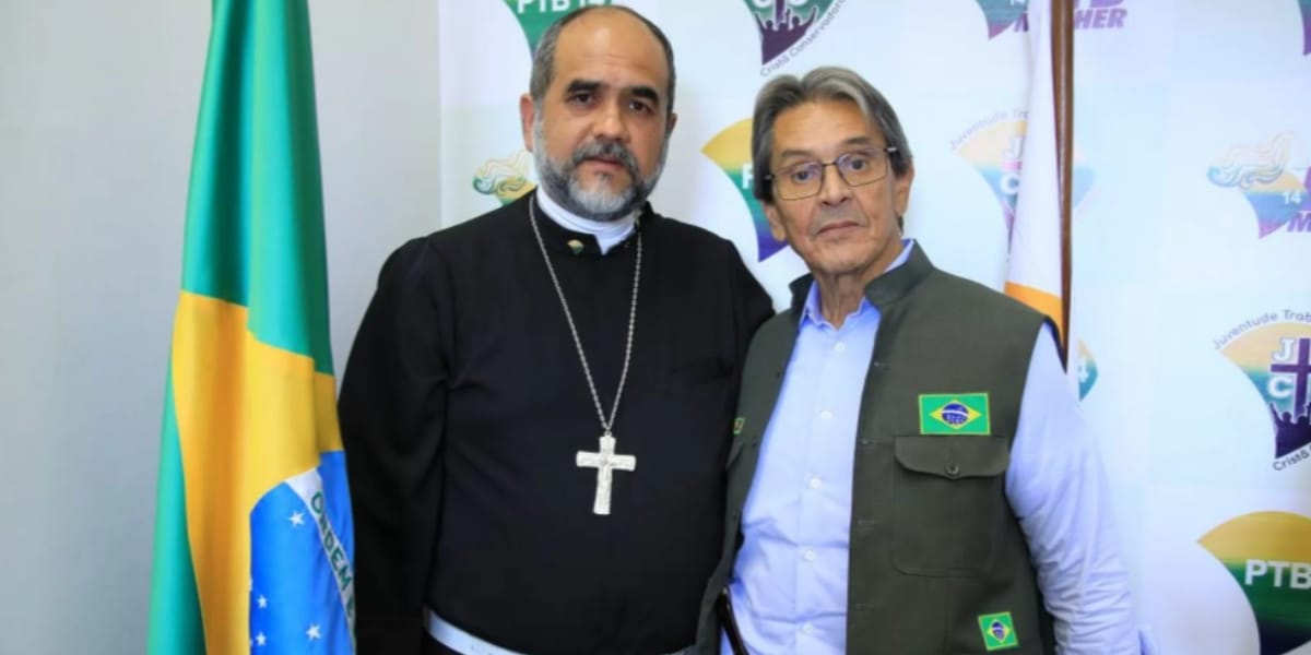 Padre Kelmon irá substituir Roberto Jefersson nas eleições de presidente em 2022 (Reprodução: PTB)