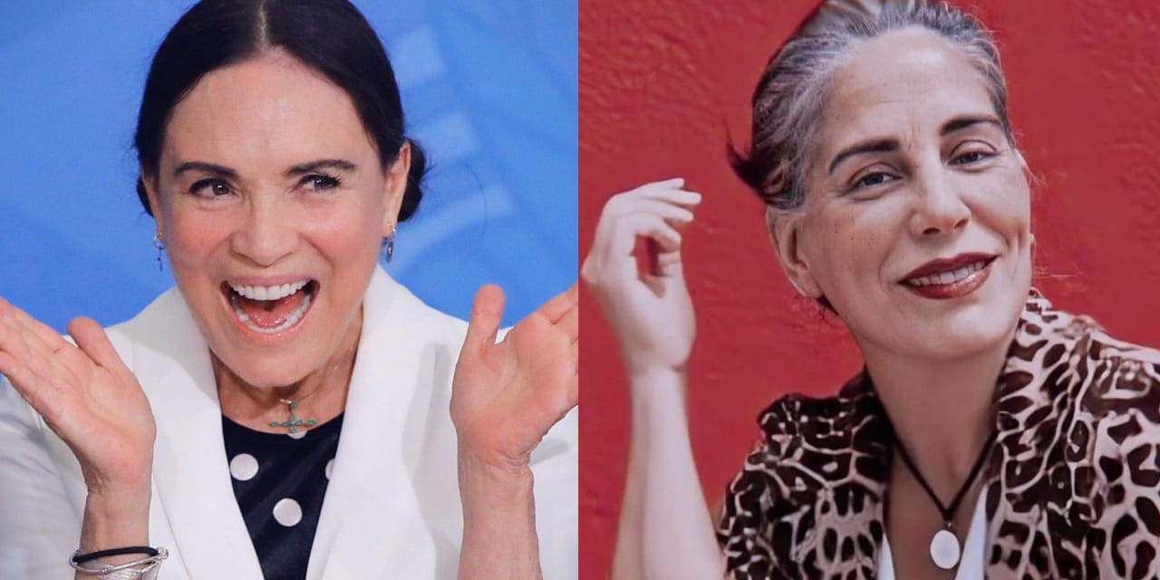 Regina Duarte e Glória Pires são acusadas de usar ponto (Foto: Reprodução/Montagem)