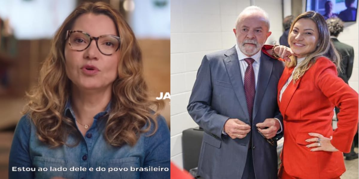 Lula compartilha mensagem de sua esposa, Janja Silva e Brasil se impressiona com a beleza da moça (Reprodução: Montagem TV Foco)