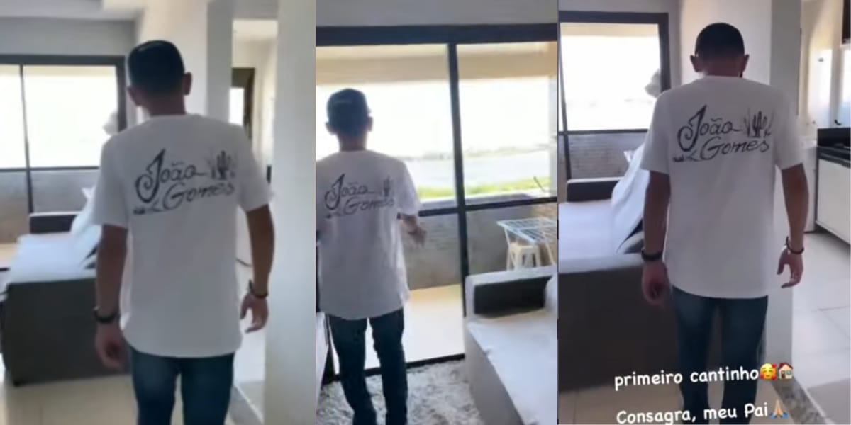 João Gomes compra seu primeiro apartamento após o sucesso de sua música (Reprodução: Instagram)