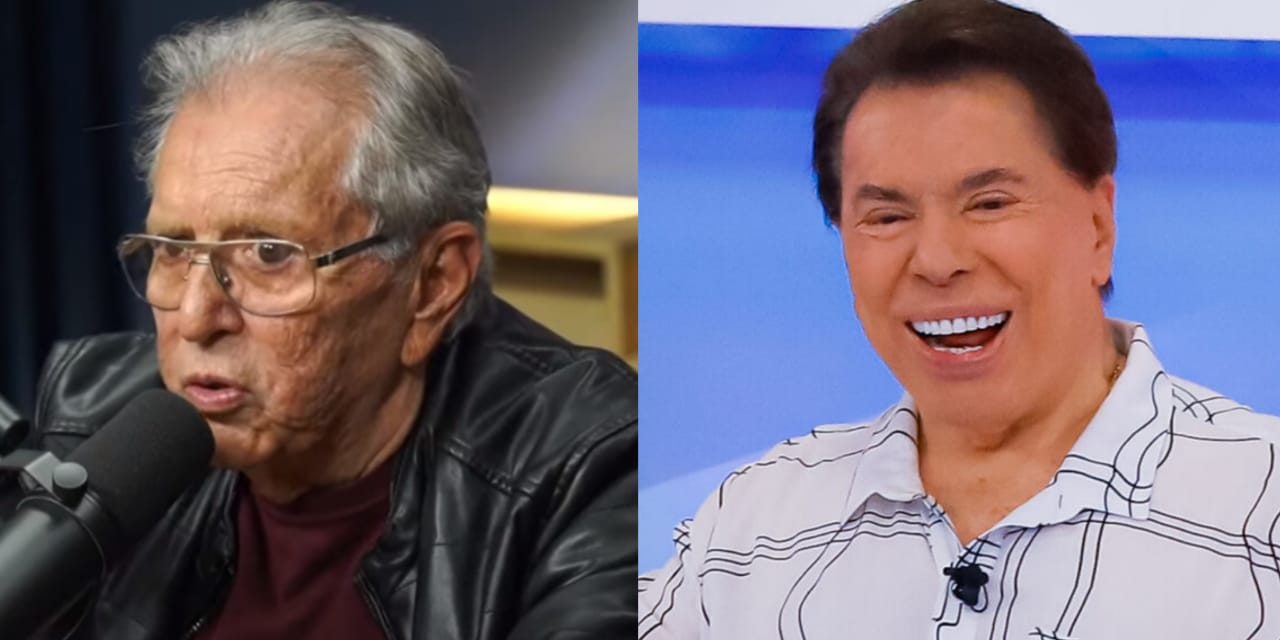 Carlos Alberto expôs ajuda no passado de Silvio Santos (Foto: Reprodução/YouTube/Montagem)