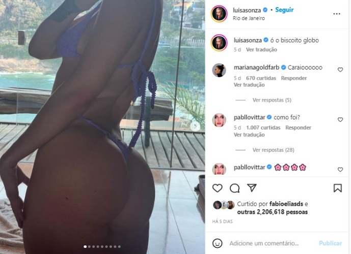 Luísa Sonza ostenta corpão (Foto: Reprodução/Instagram)