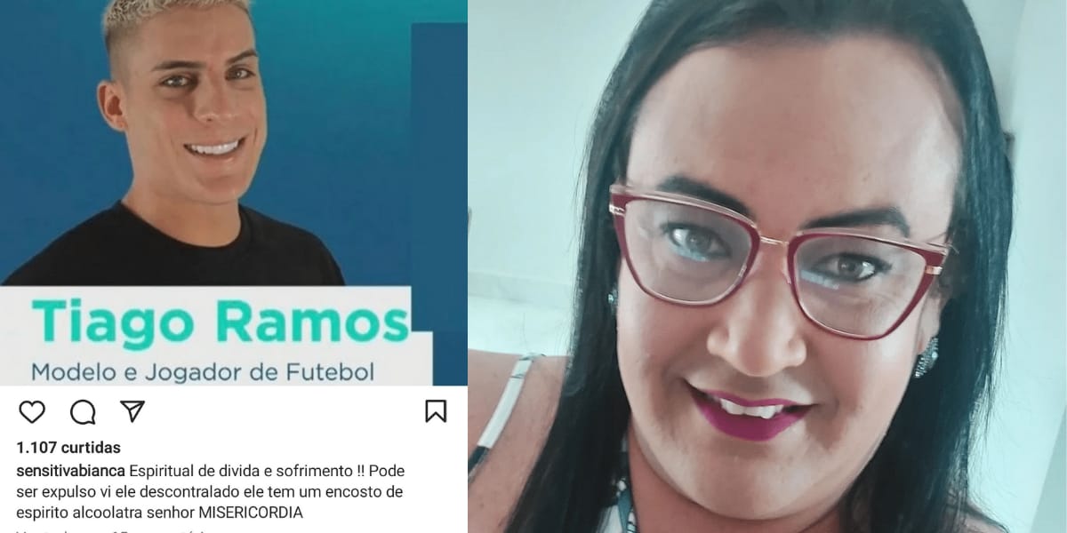 Sensitiva Bianca Godoi faz previsões cruéis sobre Tiago Ramos em A Fazenda (Reprodução: Instagram)