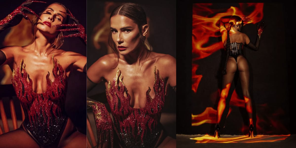 Deborah Secco faz produção impressionante para a volta na Sapucaí (Reprodução: Instagram)