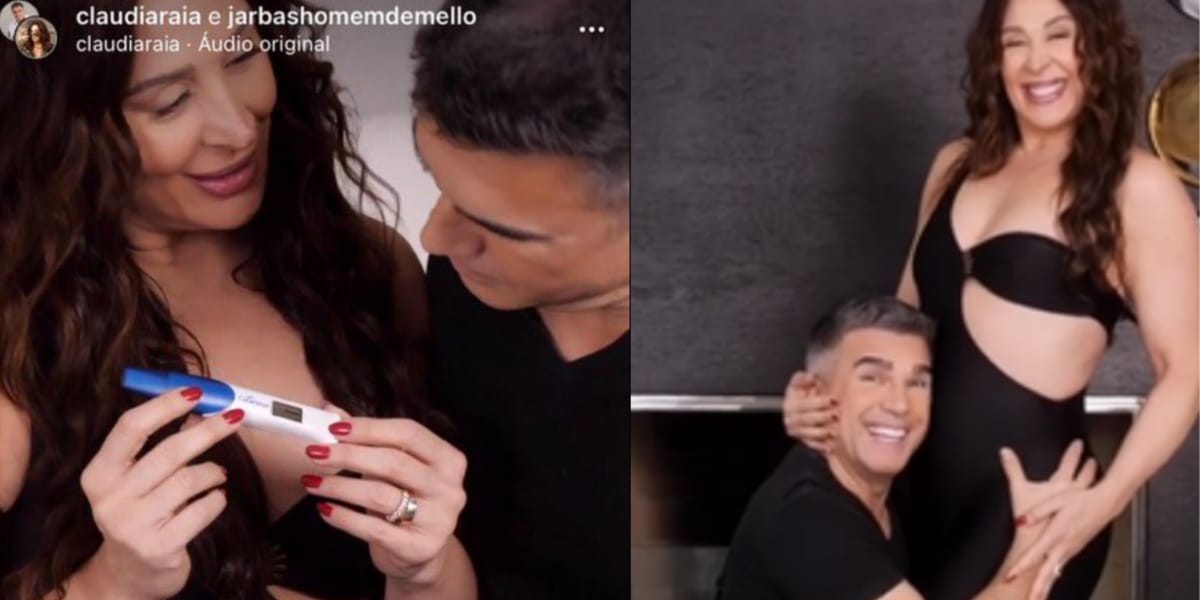 Claudia Raia e Jarbas Homem de Mello estão grávidos (Reprodução: Instagram)