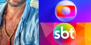 Ex-estrela da Globo vai ao SBT e fala sobre saída da emissora (Reprodução: Montagem TV Foco)