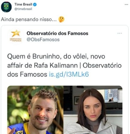 Post no Twitter do Comitê Olímpico (Foto: Reprodução)