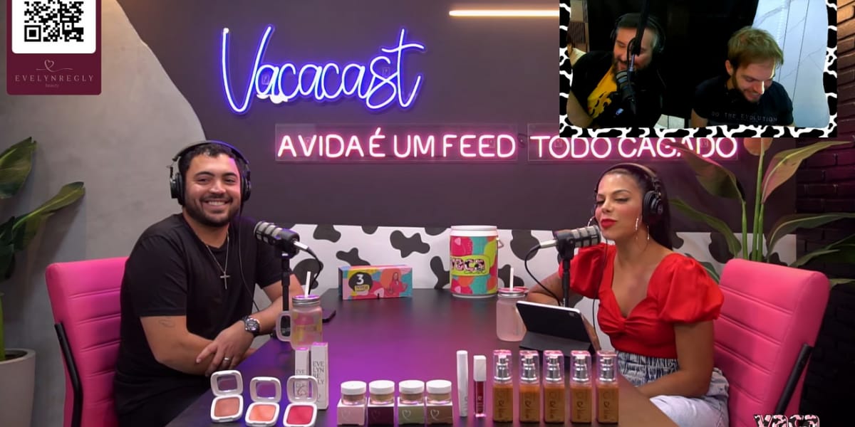 Tuka Carvalho participou do 'Vaca Cast' e falou sobre a carreira (Reprodução: Youtube)