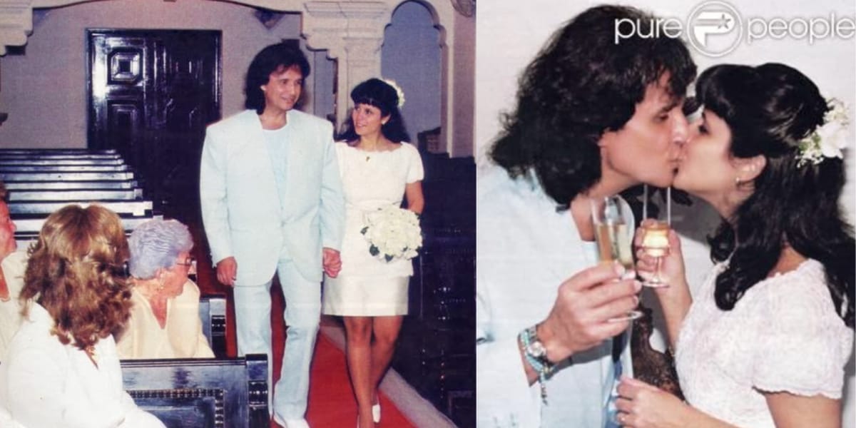 Roberto Carlos e Maria Rita em um casamento íntimo e sem badalação (Reprodução: Montagem TV Foco)