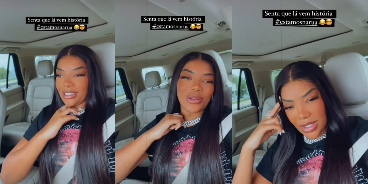 Ludmilla revela que ficou para fora do apartamento (Reprodução: Instagram)