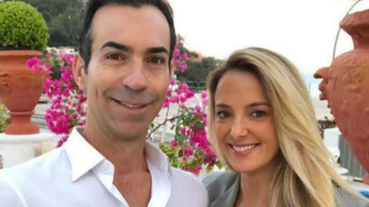 César Tralli é casado com Ticiane Pinheiro desde 2017 