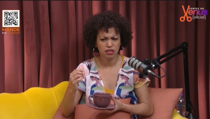 Cinthya rachel em entrevista ao Venus Podcast - Foto: Reprodução