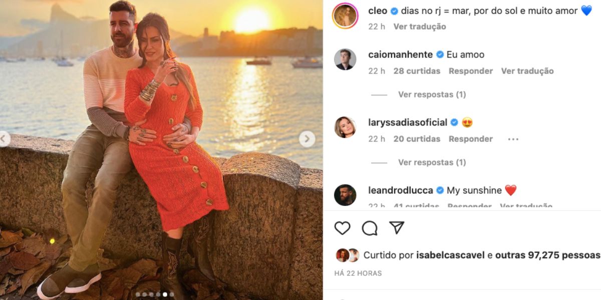 De acordo com Cleo, dias no Rio de Janeiro foram repletos de amor