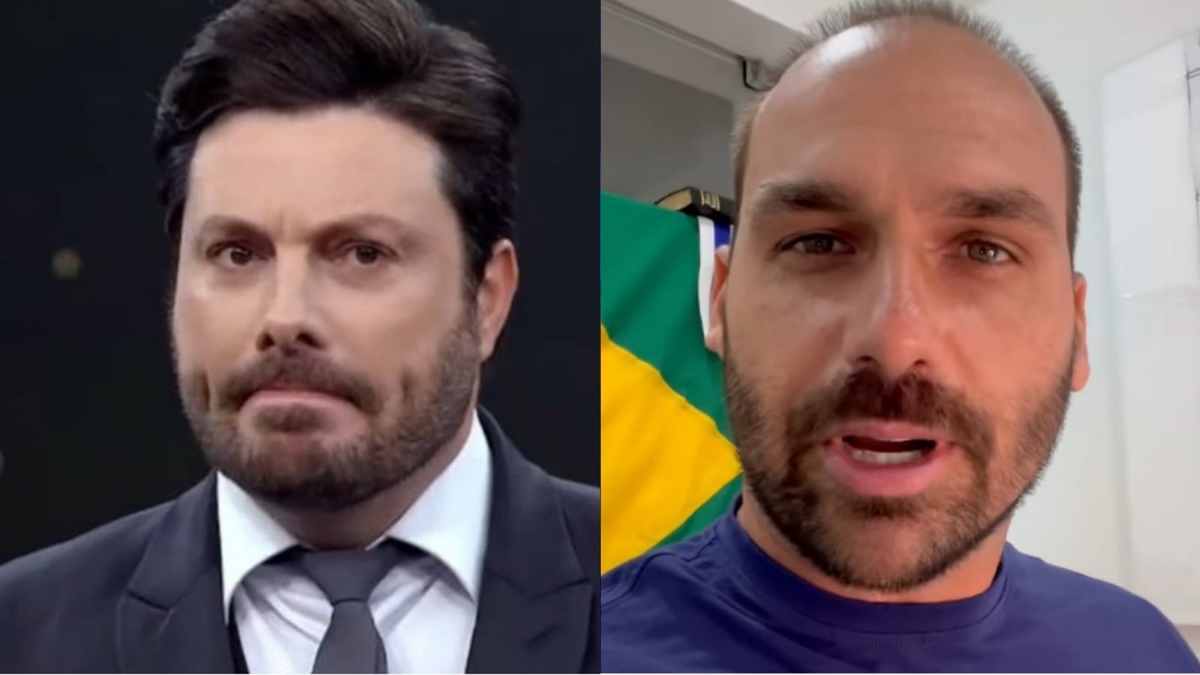 Danilo Gentili explode com hipocrisia do filho de Bolsonaro e