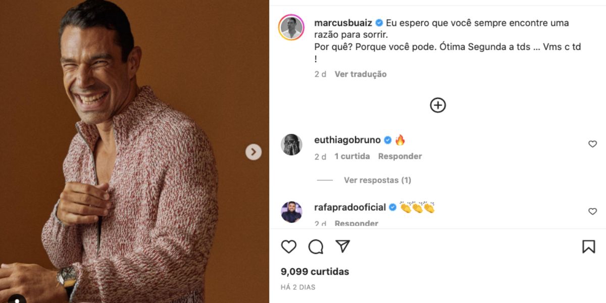 De acordo com Marcus Buaiz, ex-marido de Wanessa Camargo, é importante sorrir (Reprodução)