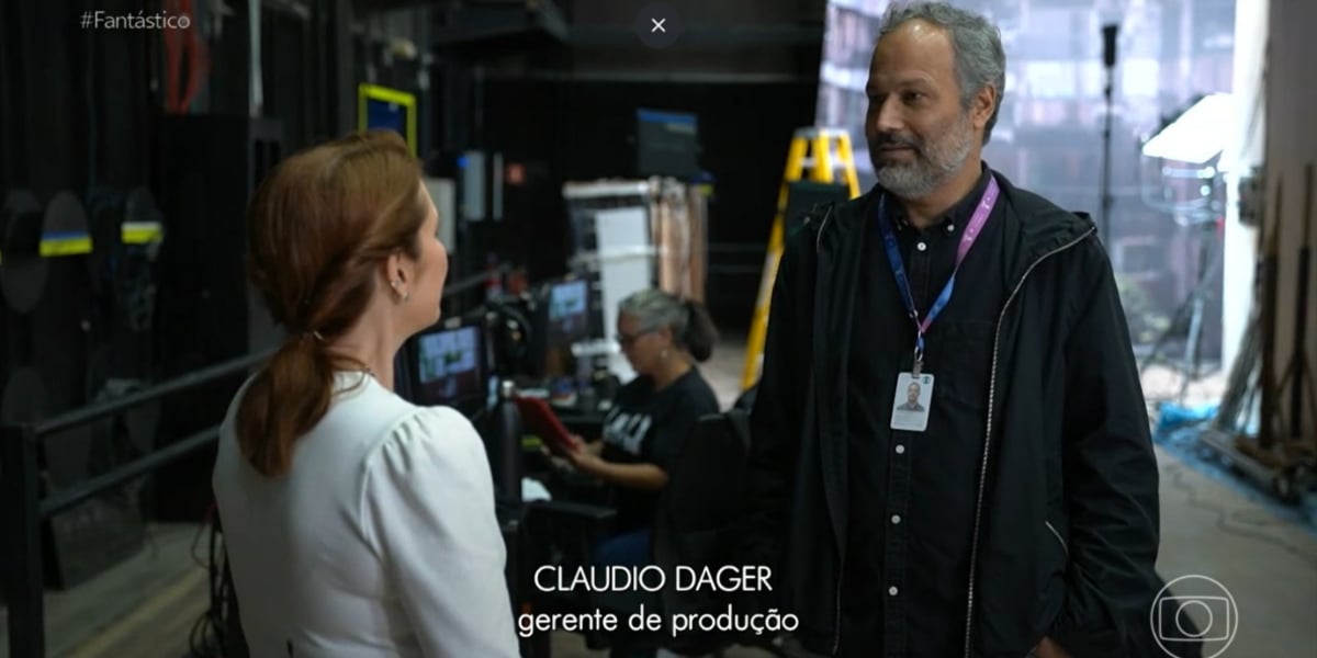 Claudia Dager, gerente comercial de Travessia, expôs os bastidores da novela no Fantástico - Foto: Reprodução