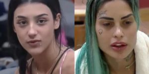 Bia Miranda e Tati Zaqui na Fazenda 14 (Reprodução)