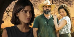 Pantanal - Se já não bastasse a crueldade de Tenório, Guta resolve declarar guerra ao amor de Maria e Alcides (Foto: Reprodução / Globo / Montagem TV Foco)