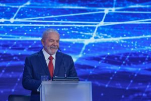 Lula compareceu ao debate da Band, realizado em agosto- Foto: Divulgação/PT