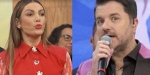 Patrícia Poeta e Maurício Manieri no Encontro (Reprodução)