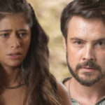 Mar do Sertão - Após se separar de Tertulinho (Renato Góes), Candoca (Isadora Cruz) vira empregada de José Mendes (Sergio Guizé) (Foto: Reprodução / Globo / Montagem TV Foco)