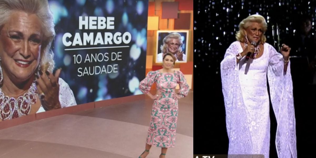 De acordo com Patrícia Poeta, Hebe Camargo era apaixonada por Roberto Carlos (Reprodução)