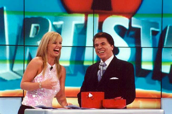 Silvio Santos chorou na final da Casa dos Artistas (Foto: Reprodução)