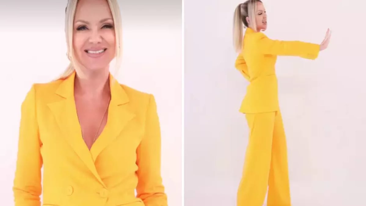 Eliana surge usando terninho amarelo e arrasa (Foto Reprodução/Instagram)