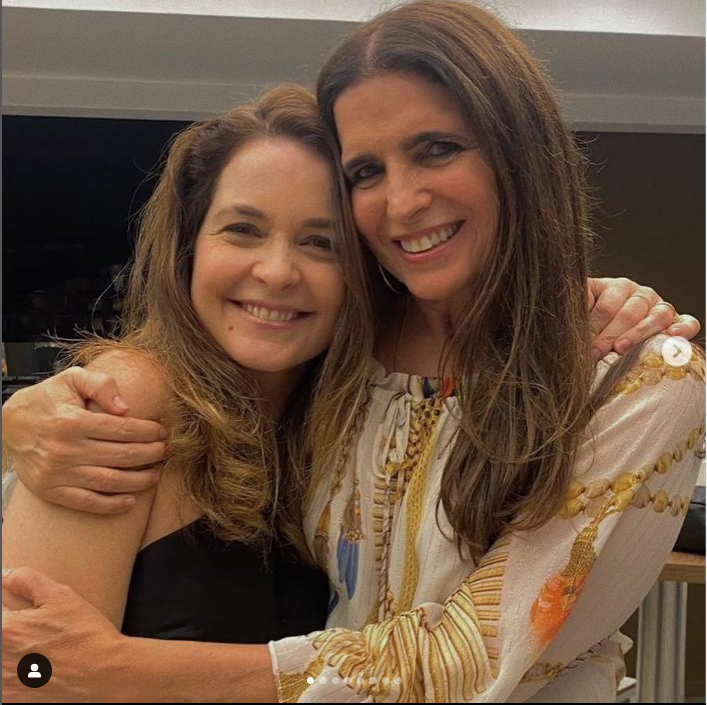 Cláudia Abreu e Malu Mader surgem em clique raro e Brasil mata a saudade da dupla de Celebridade - Foto Reprodução Instagram