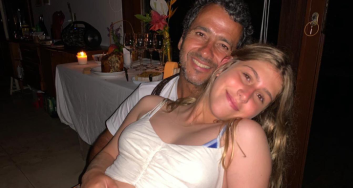 Marcos Palmeira e a filha Julia já crescida (Foto Reprodução/Instagram)