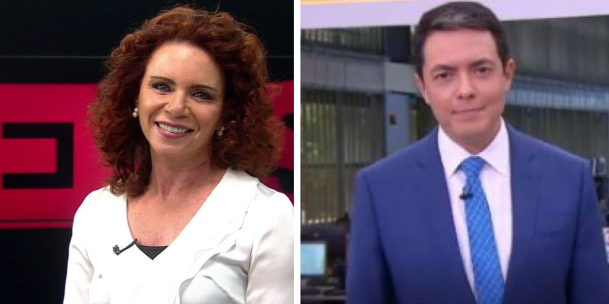 O Jornalista César Tralli será substituído pelos colegas Alan Severiano e Leilane Neubarth (Foto Reprodução/Montagem/Tv Foco)