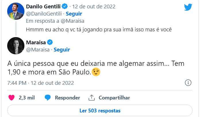 Danilo Gentilli confundem as irmãs no twitter (Foto Reprodução/Twitter)