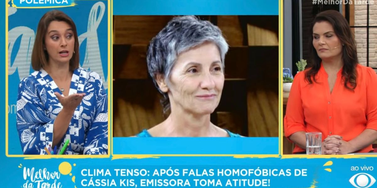 Catia Fonseca detonou Cássia Kis durante o "Melhor da Tarde" (Foto Reprodução/Internet)
