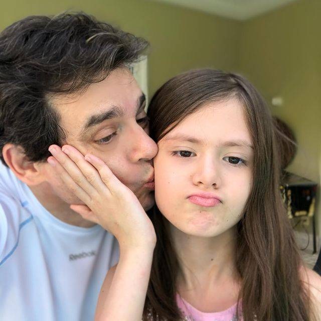 Celso Portiolli e a filha (Foto: Divulgação)