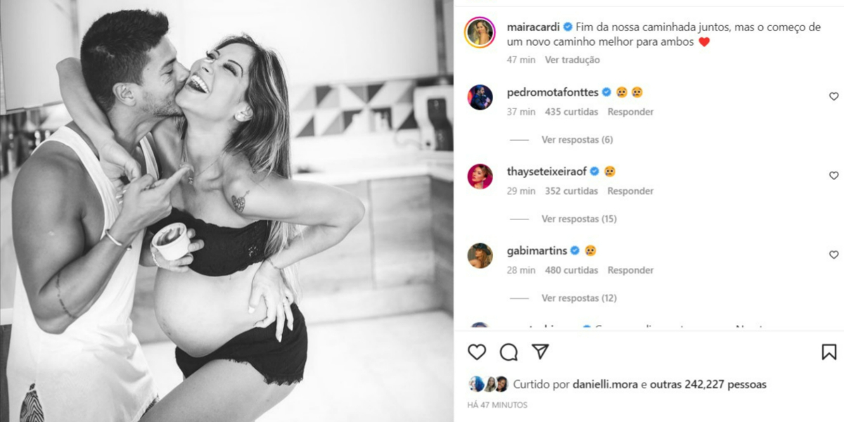 Maíra Cardi anunciou término com Arthur Aguiar (Foto: Reprodução/Instagram)